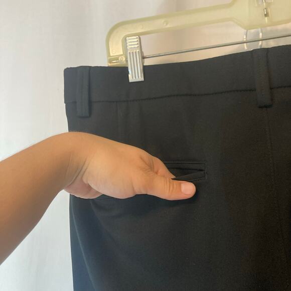 Haggar H26 Black Premium Straight Fit Flex Waistband Men’s Formal Dress Pants - Picture 8 of 10